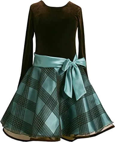 100% silk organza plaid fabric 44&quot; shades of blues and greens