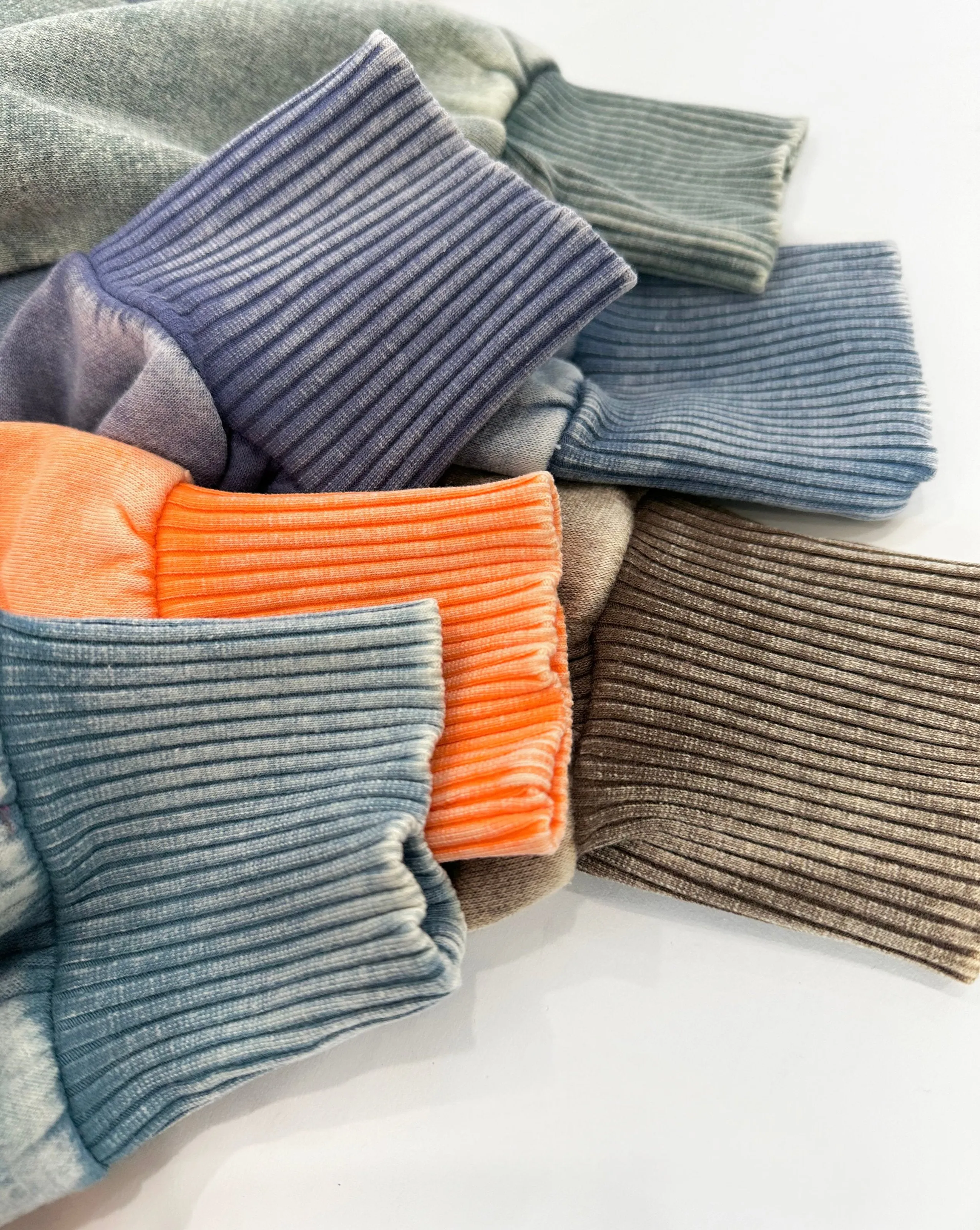 Back to the Basics Acid wash Pullover Tops