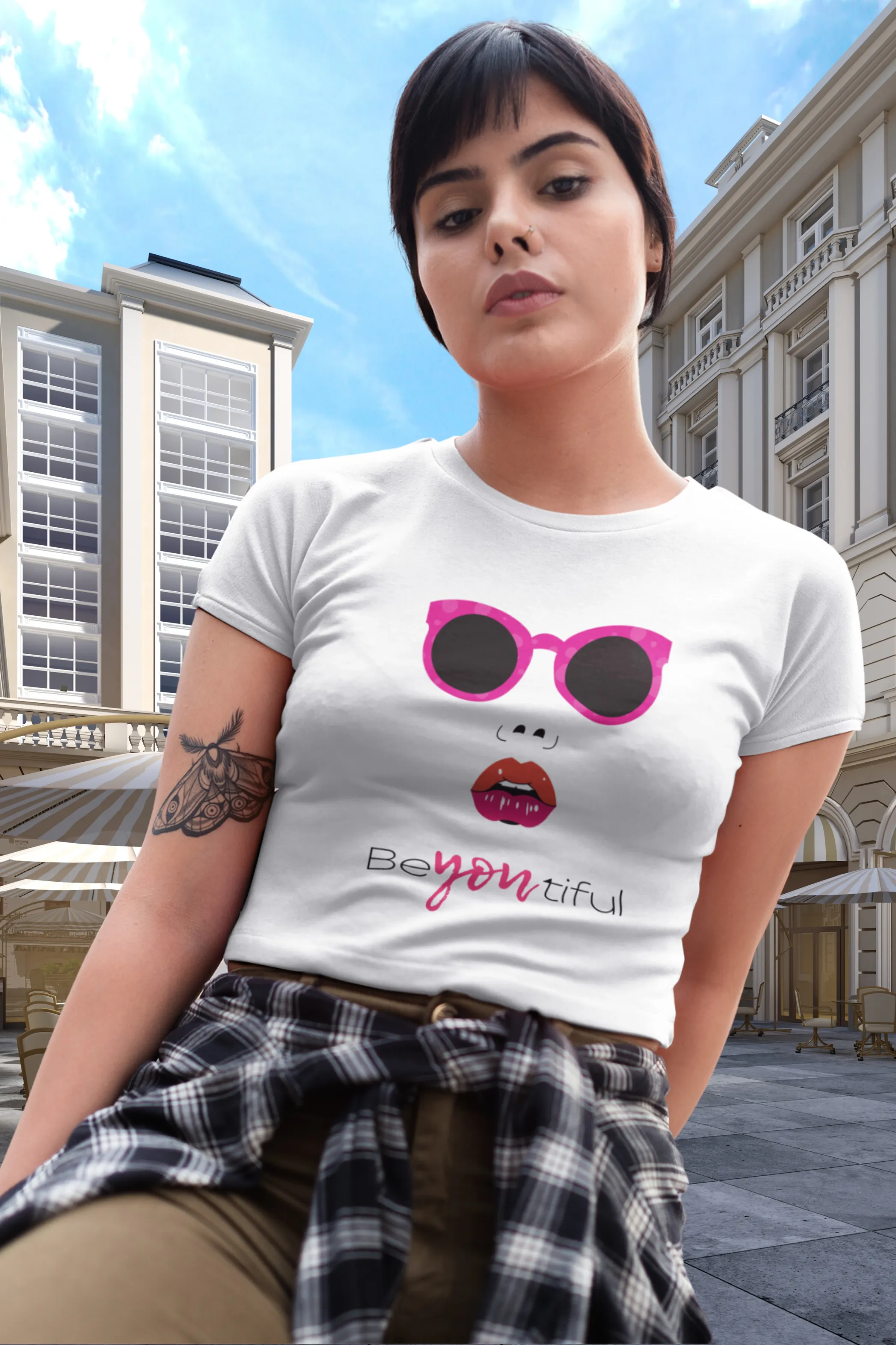 Beyoutiful Printed T-shirt for women