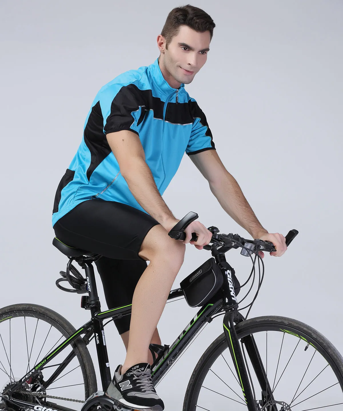 Black - Padded bikewear shorts