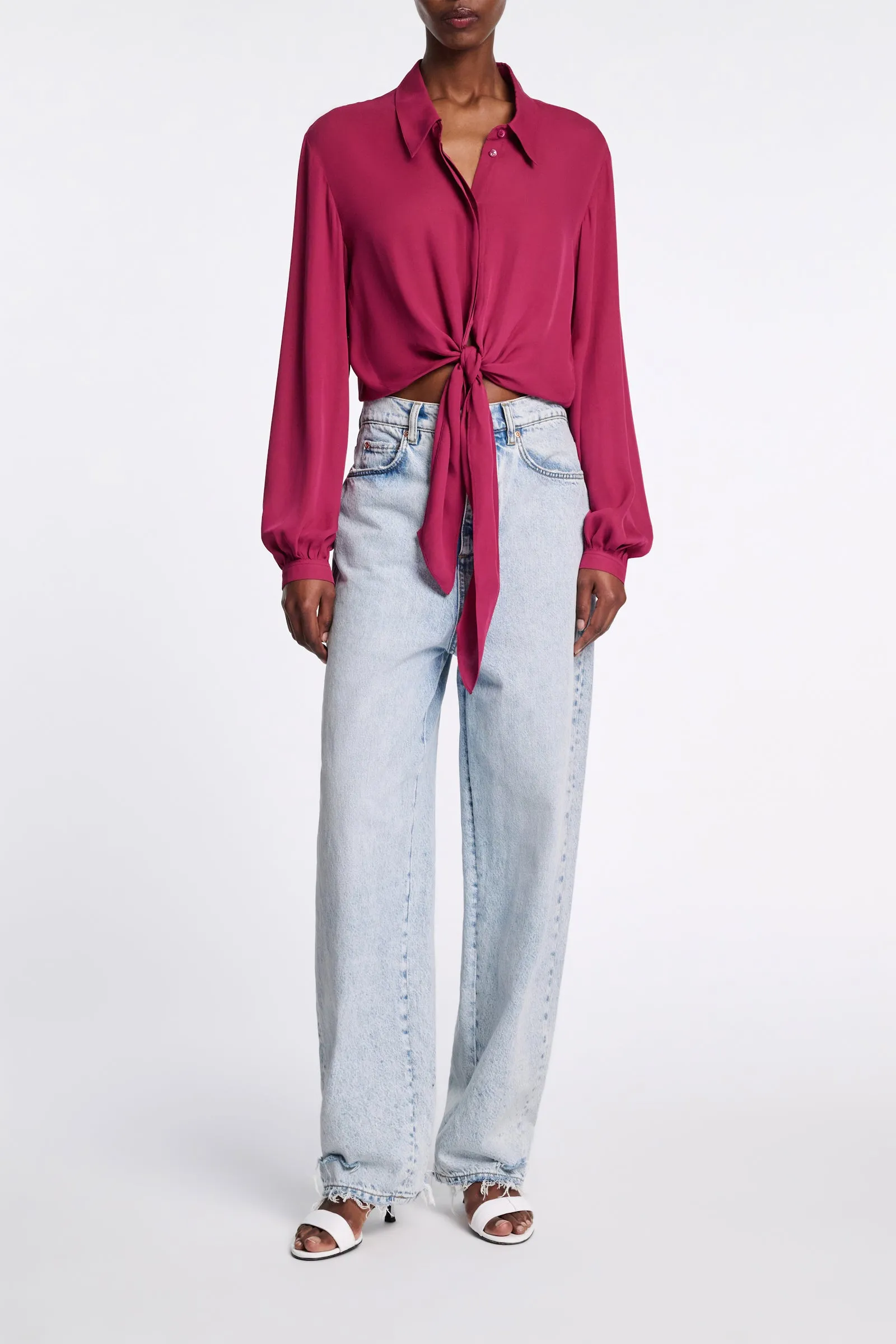 SHEER TWIST I blouse