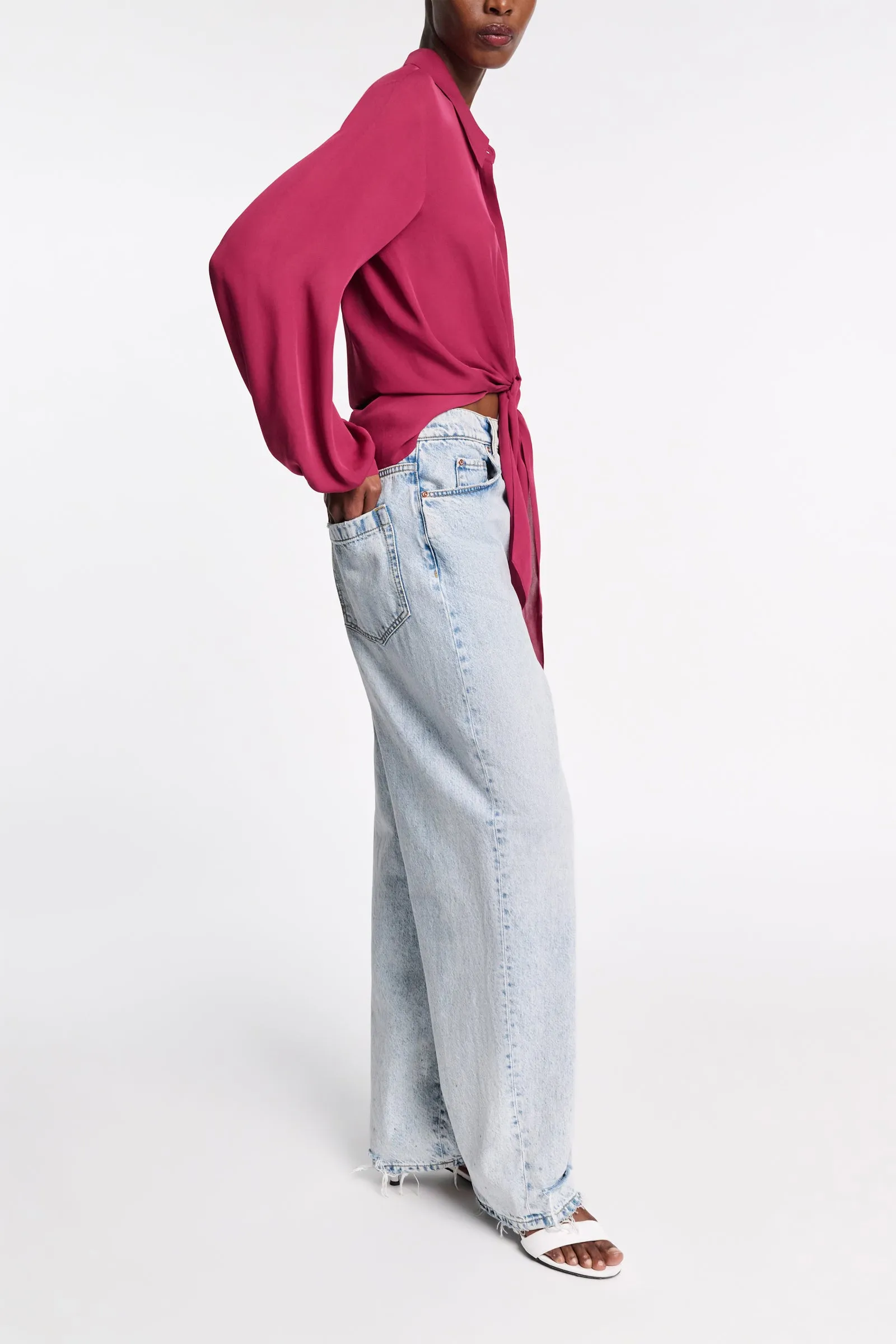 SHEER TWIST I blouse
