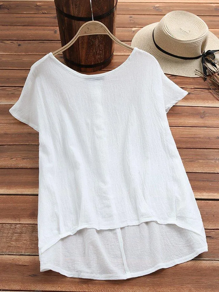 Short Sleeve Casual Tops