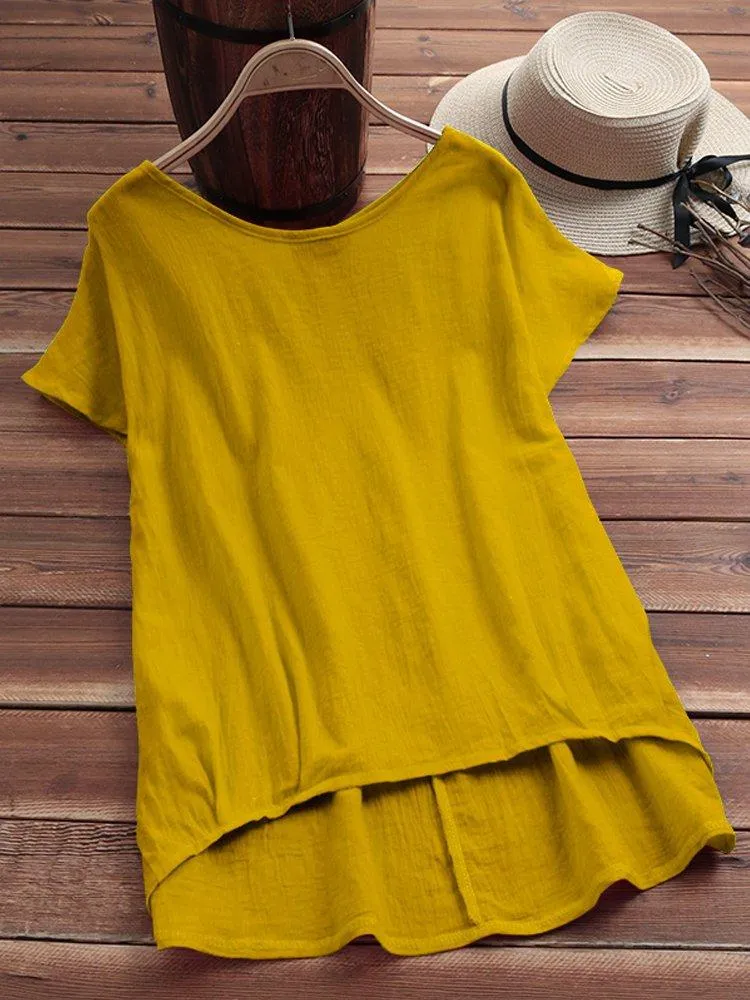 Short Sleeve Casual Tops