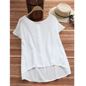 Short Sleeve Casual Tops