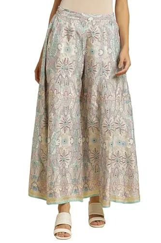 W for Woman Women's Regular Divided Skirt (23AUW62343-120743_Multicolour